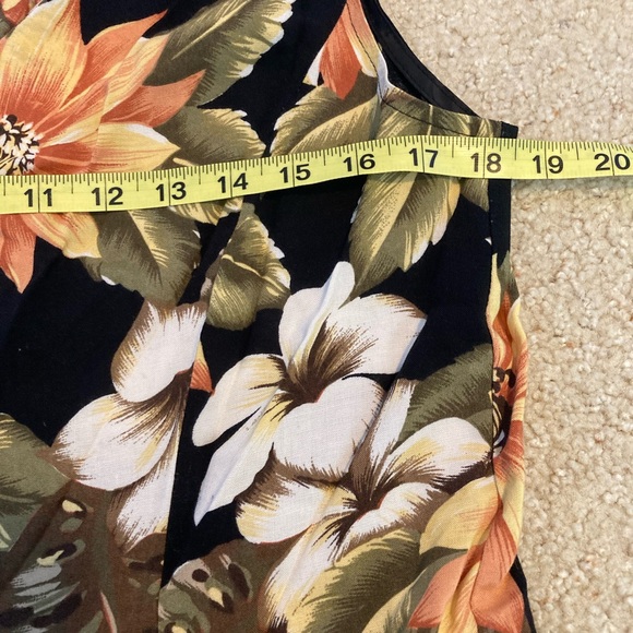 3/$15 Worthington Vintage Floral Slip Dress Women’s 12 Tropical Summer 90’s FLAW - Picture 8 of 9